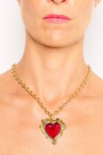 COLLIER PENDENTIF ROUGE