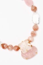 COLLIER QUARTZ ROSE .