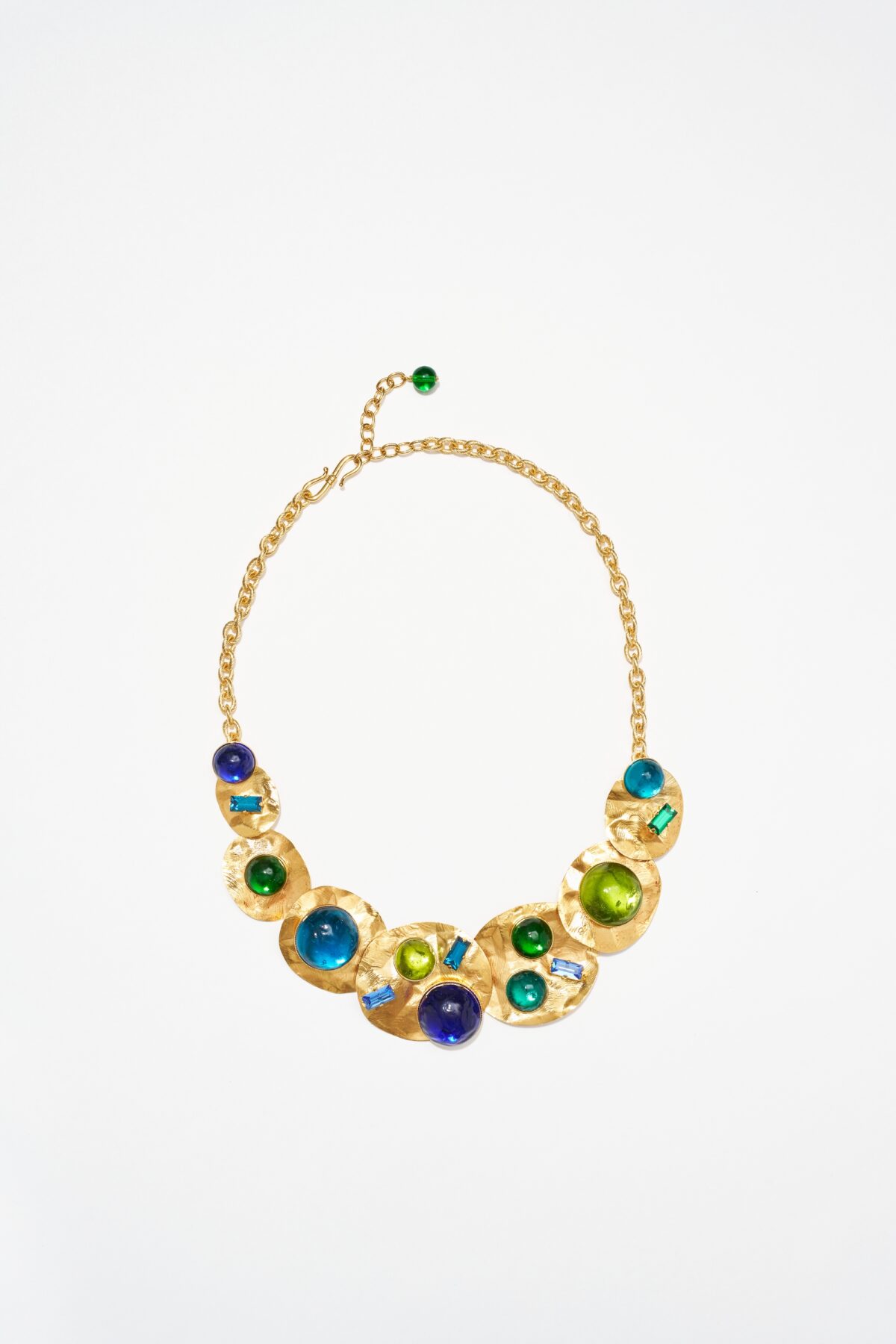 COLLIER ROND ETNA BLEU