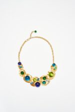 COLLIER ROND ETNA BLEU