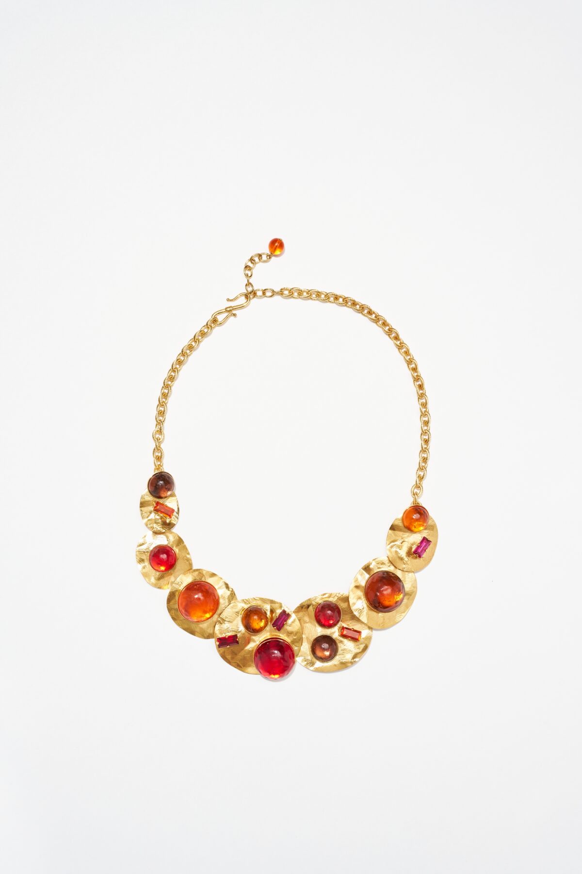 COLLIER ROND ETNA ROUGE