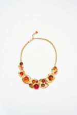 COLLIER ROND ETNA ROUGE