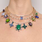 COLLIER TROIS RANGS .