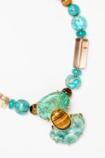 COLLIER TURQUOISE CELESTINE .