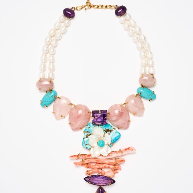 COLLIER TURQUOISE CORAIL