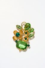 GRANDE BROCHE EUGENIE VERT