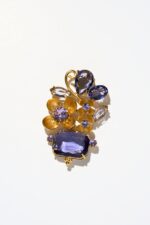 GRANDE BROCHE EUGENIE VIOLET