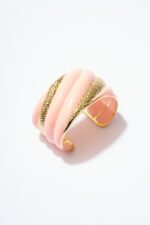 GRANDE MANCHETTE COULEUR TWIST NUDE