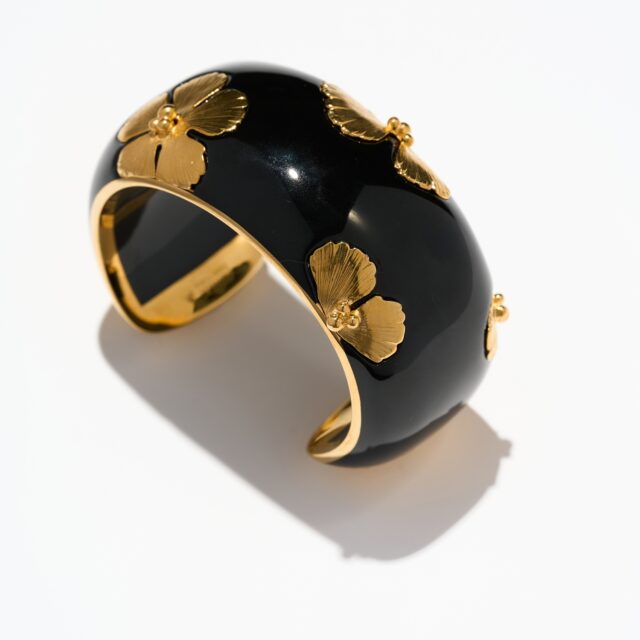 GRANDE MANCHETTE MAGNOLIA NOIR