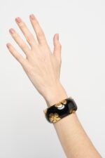 GRANDE MANCHETTE MAGNOLIA NOIR