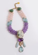 NECKLACE AMETHYSTE .