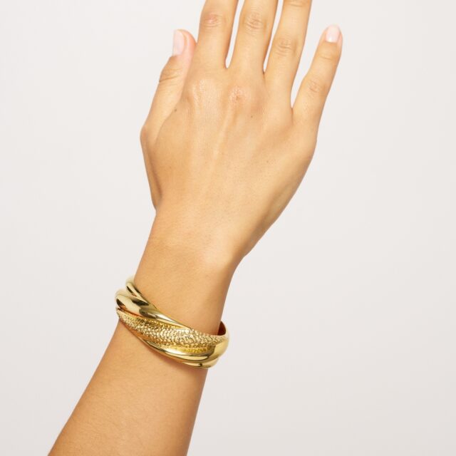 PETITE MANCHETTE DOREE TWIST DOR