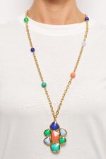 SAUTOIR CHAINE RIVIERA .