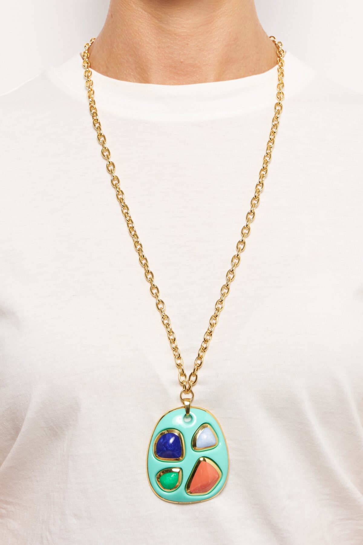 SAUTOIR CHAINE RIVIERA ACQUA