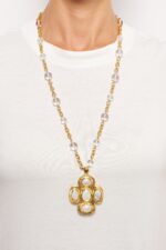 SAUTOIR NEW GEMS BLANC