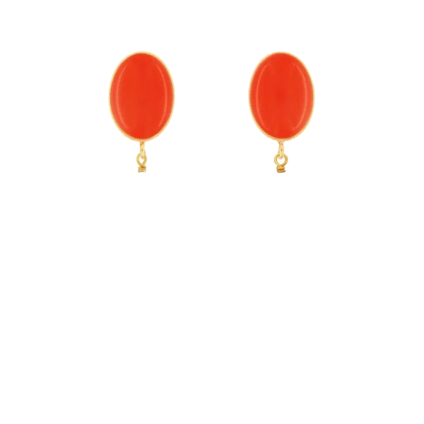 cla17 cabochon corail