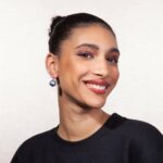 minis dormeuses madre perla grises portées