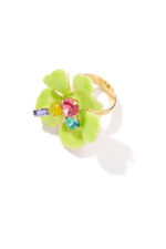 Bague ajustable à fleur - ISCHIA – Image 6